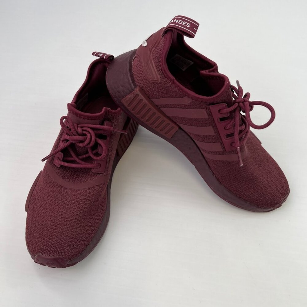 Adidas Shoe Women 8 NMD R1 Victory Crimson Lace Up Low Top Run Gym Sneaker Ex